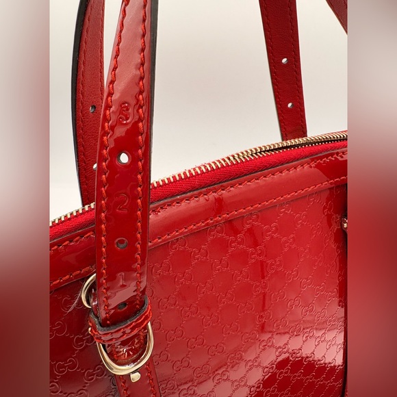 Gucci Nice Microguccissima Bag - Red - Picture 6 of 14